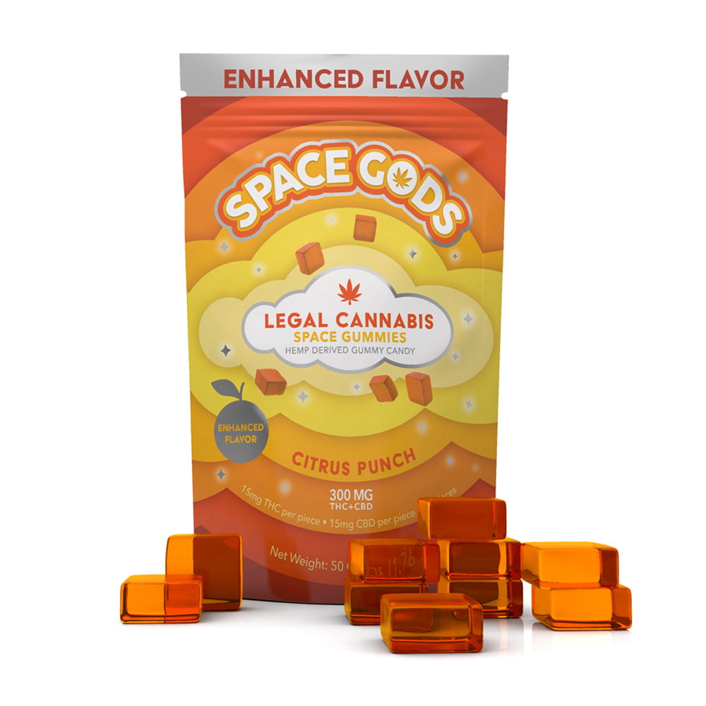 Space Gods D9+CBD Gummies - 10pc