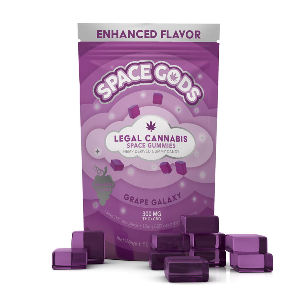 Space Gods D9+CBD Gummies - 10pc