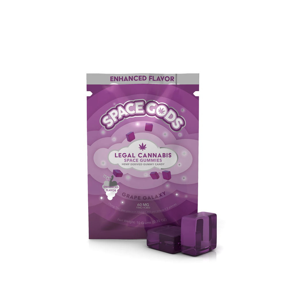 Space Gods D9+CBD Gummies - 2pc