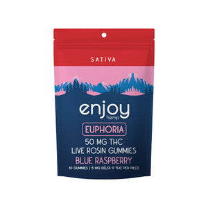 Enjoy Hemp Live Rosin Microdose Delta 9 THC Gummies