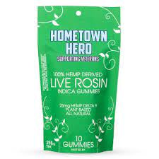 Hometown Hero Delta-9 Live Rosin Gummies