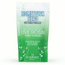 Hometown Hero Delta-9 Live Rosin Gummies