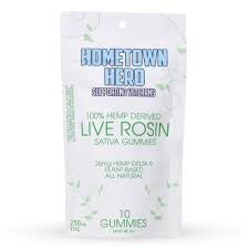 Hometown Hero Delta-9 Live Rosin Gummies